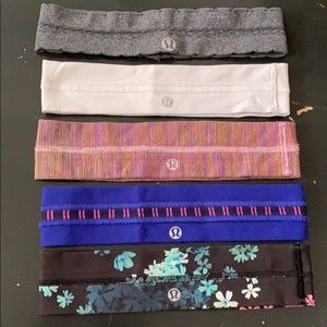 bundle of 5 lululemon headbands